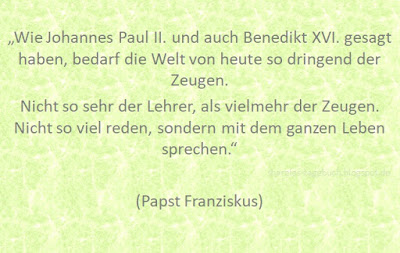 Zitat von Papst Franziskus