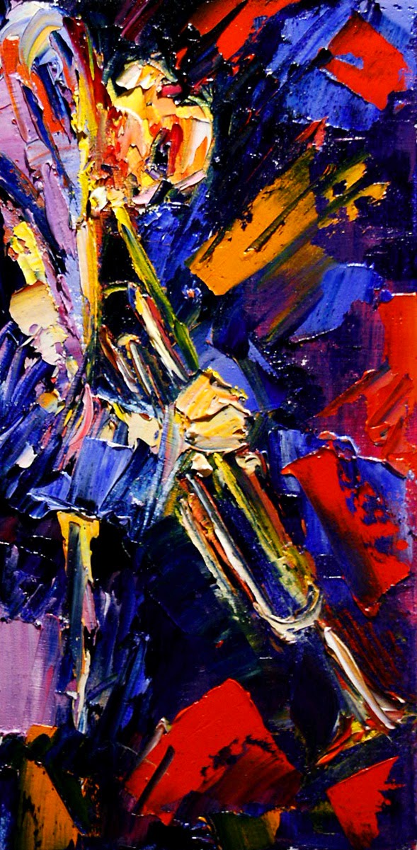 Artists Of Texas Contemporary Paintings and Art Abstract Jazz Art, Music Art, Trumpet, Music
