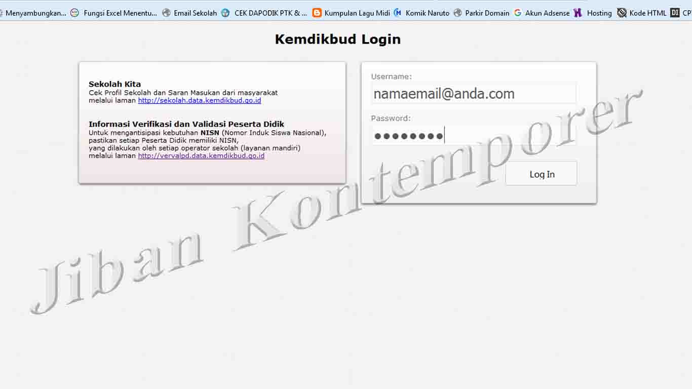 D 003 Cara Mendapatkan Kode Registrasi Dapodik Rajanya Sharing