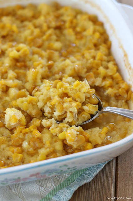 Corn Pudding recipe from Served Up With Love