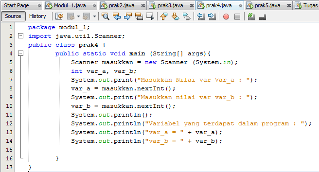 Contoh Membuat Operator Pertambahan Menggunakan Program Java Netbeans ...