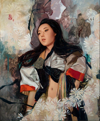 Narisa with Flowers (2015), Soey Milk