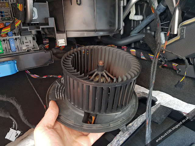 BMW E92 heater blower fan