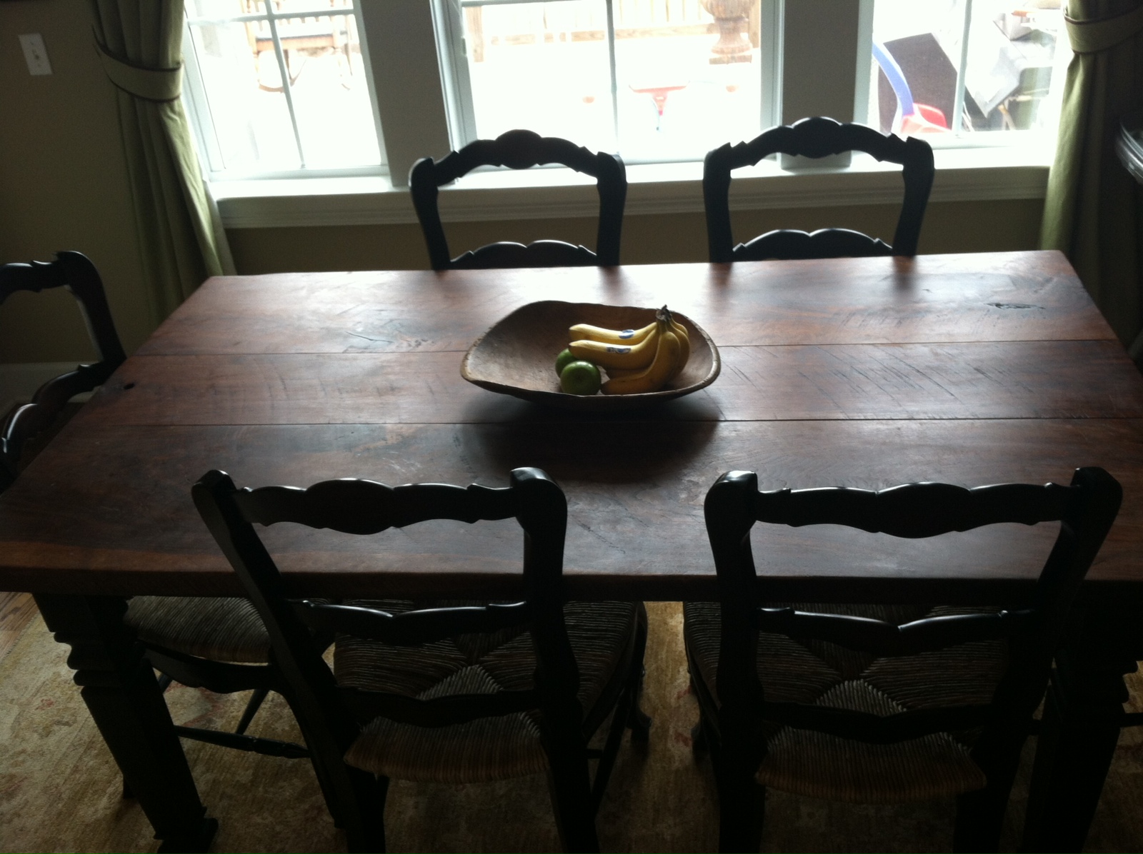 ANTIQUE ATTIC Black Walnut Breakfast Table