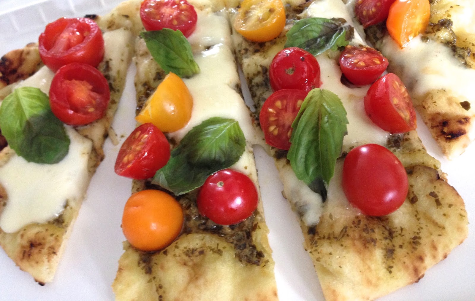 Pesto Caprese Flatbread