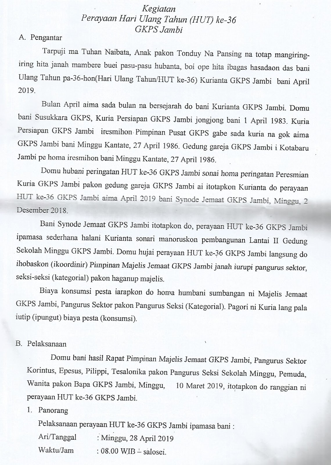Proposal tentang hut sekolah