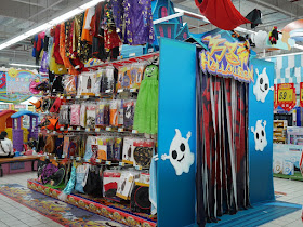 Display of Halloween items for sale at an RT-Mart in Zhongshan