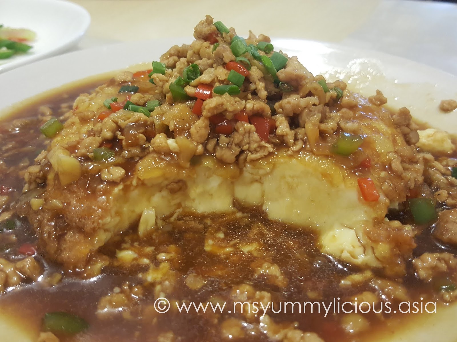 Homemade Tofu with Minced Meat Choy Poh (Preserved Radish) Yummy