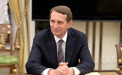 Director of the Foreign Intelligence Service Sergei Naryshkin. Director of the Foreign Intelligence Service Sergei Naryshkin.