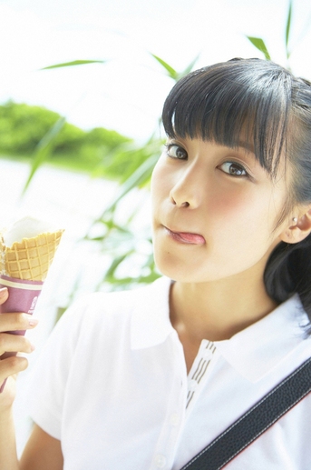 Ruriko Kojima Japanese Sexy Idol Hot Schoolgirl Eat Ice Cream ~ Jav 
