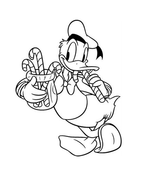 Disney Christmas Coloring Page >> Disney Coloring Pages