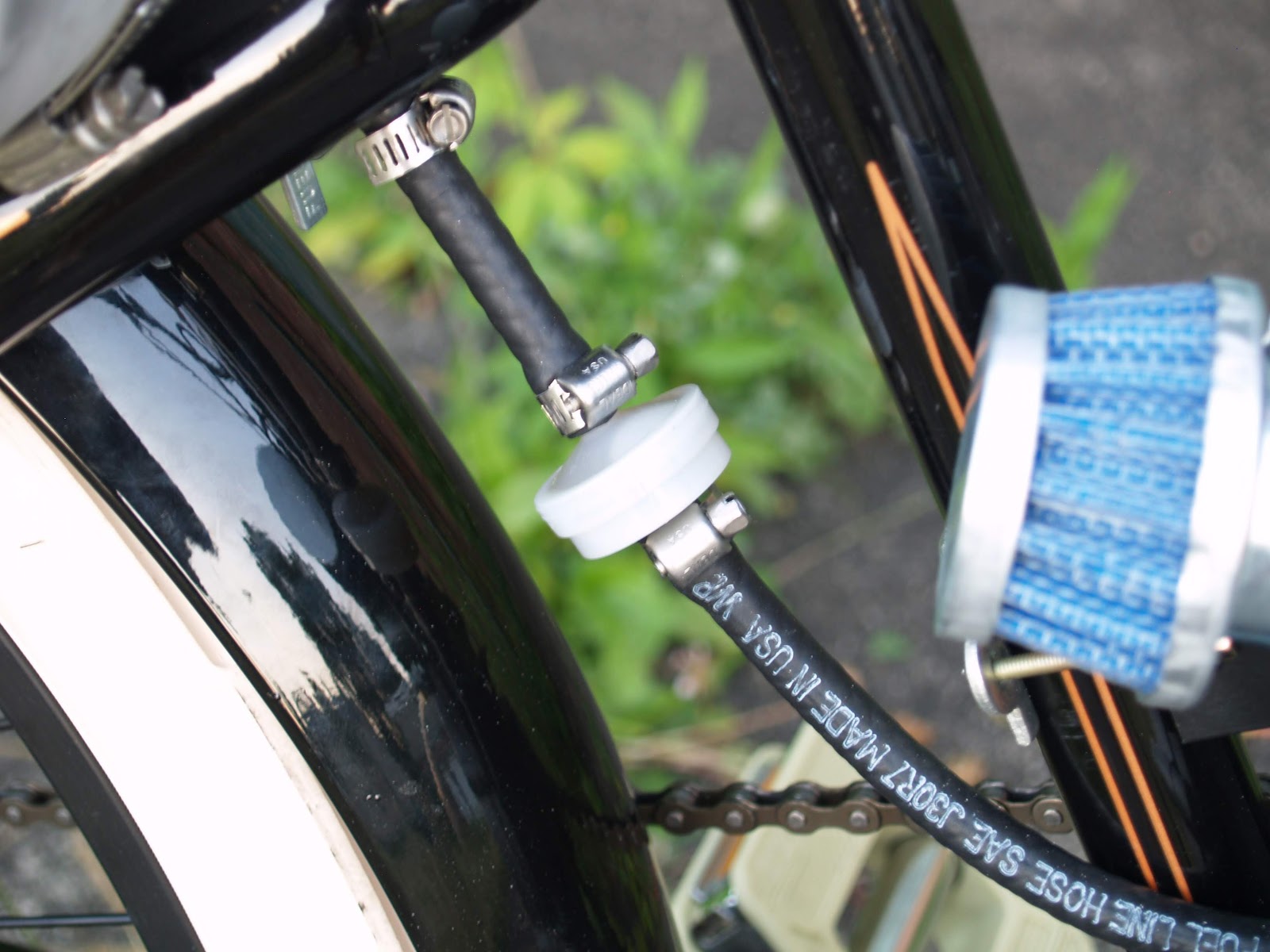 My Favorite Stripper Motorized Bicycle Fuel Tank