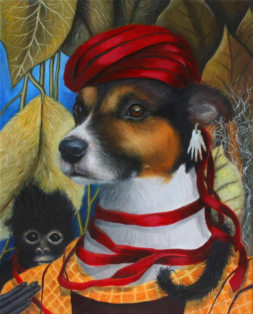 Clair Hartmann "Frida Dog" for International Artist Day