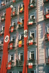 Swastika Italian flags color photos World War II worldwartwo.filminspector.com