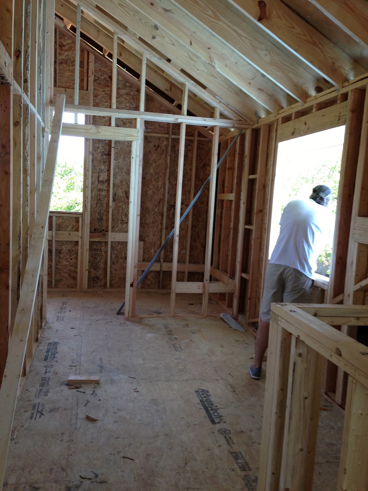 Front Door Porch >> This New House: Plywood Sheathing & Exterior Colors Front Door Porch >> This New House: Plywood Sheathing & Exterior Colors