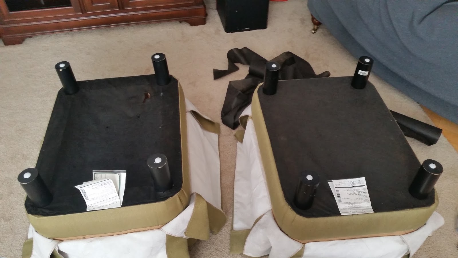 Tutorial Repairing the dust cover on your furniture or box spring bed.