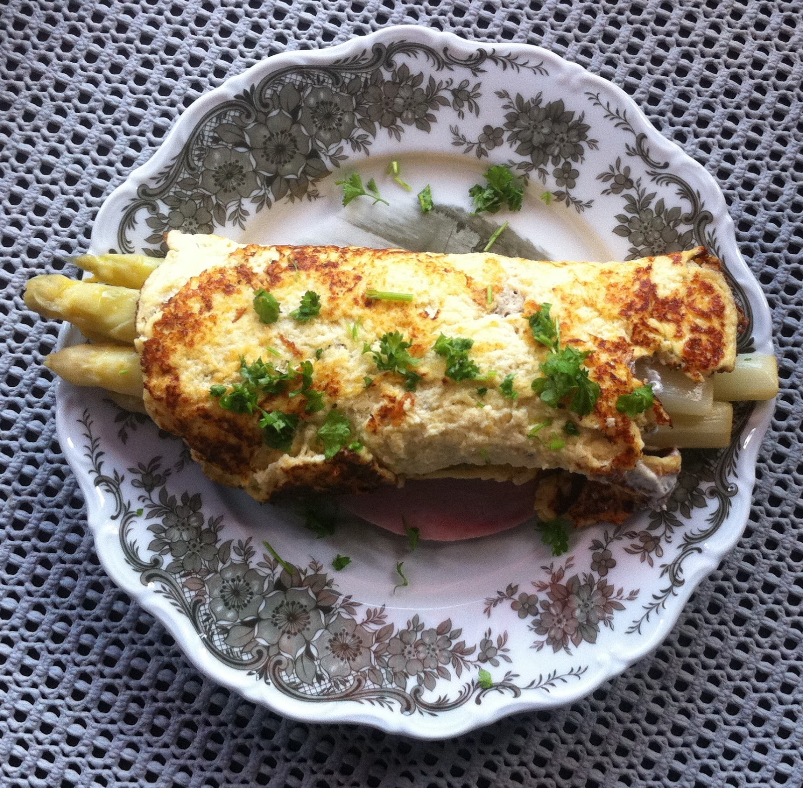 Wessels low carb Welt: Spargel-Schinken-Omelett