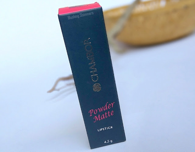 Chambor Powder Matte Lipstick-Sugar Pink
