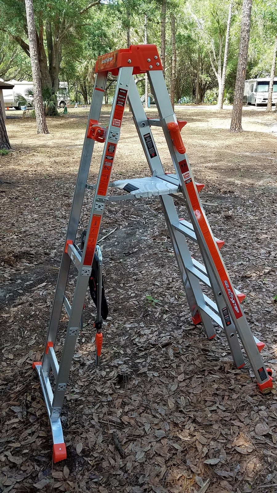 RV Life in the Slow Lane Choosing a Ladder for the RV