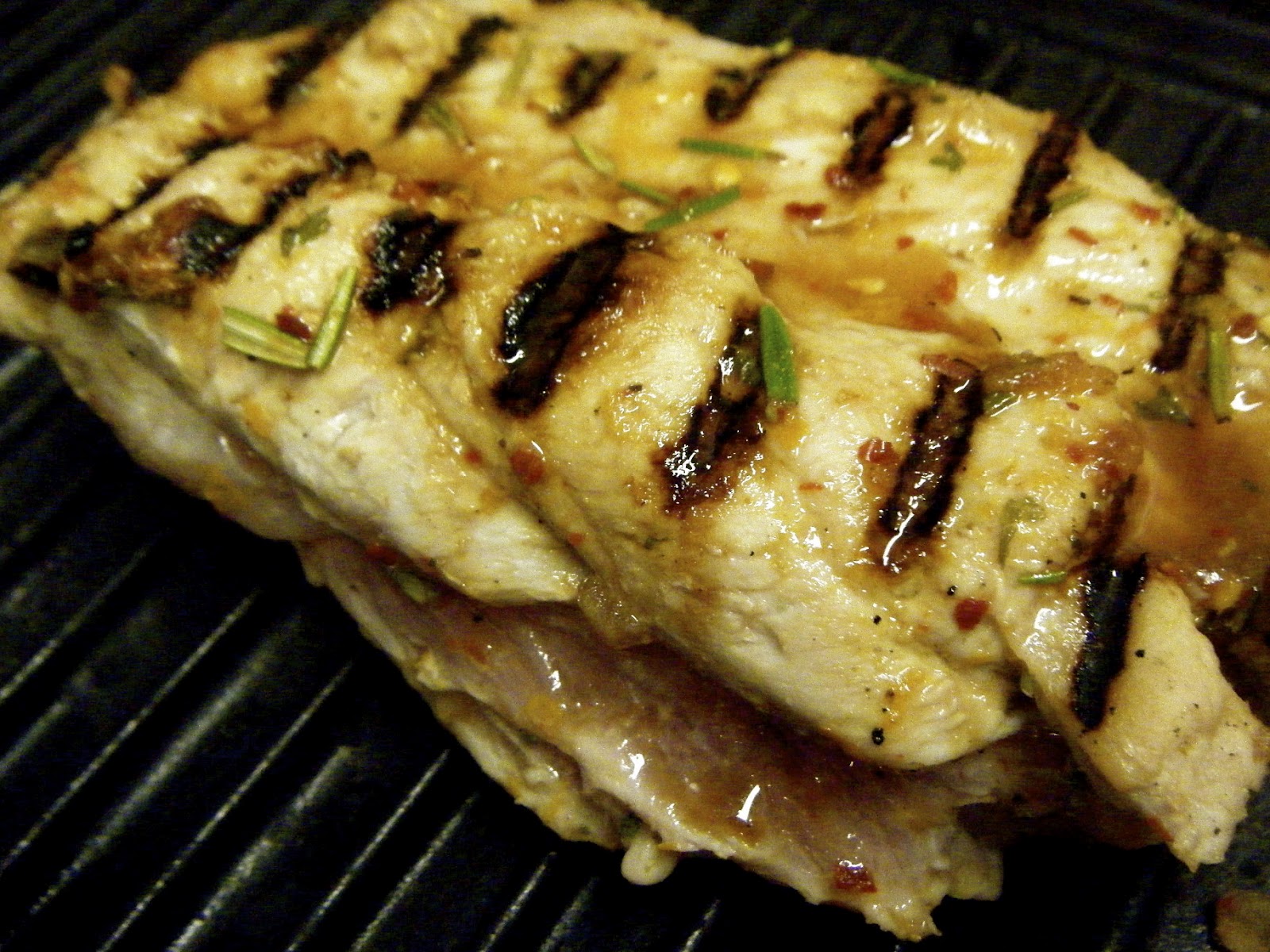 KatieKate's Kitchen Spicy Pepper JellyMarinated Grilled Pork Tenderloin