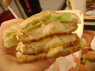 McDonalds Shrimp Burger
