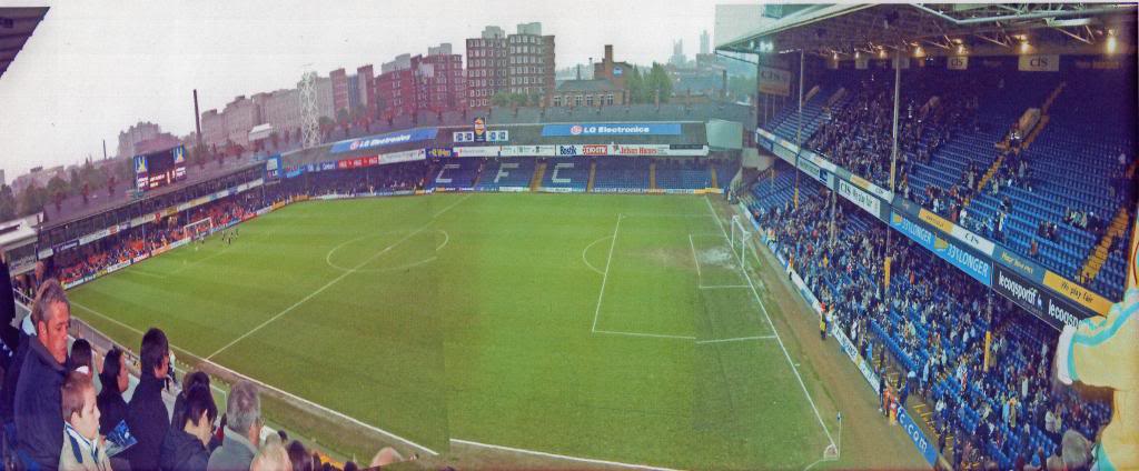 The Rainham End.: Filbert Street - Leicester City