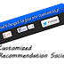 Customized Recommendation Social Widget for Blogger