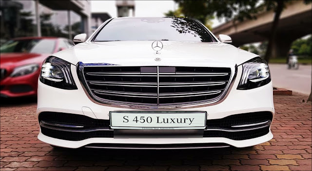 Thiết kế phía trước Mercedes S450 L Luxury 2019 sang trọng lịch lãm