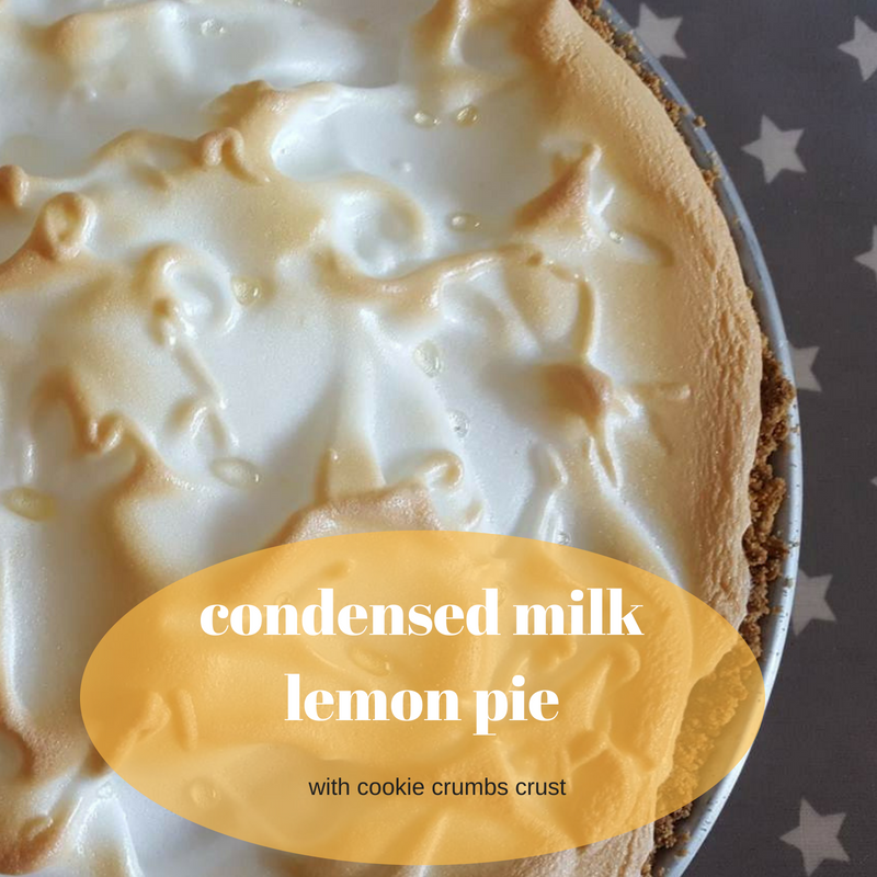 Condensed milk lemon pie Keeping it Real