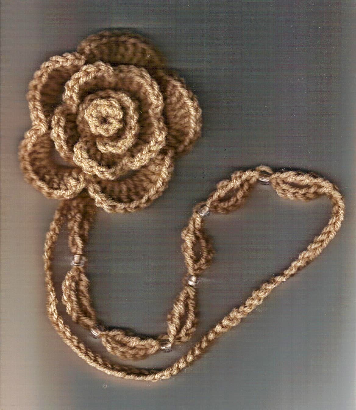 Time 2 Crochet N Craft Crocheted Rose Curtain Tie Back