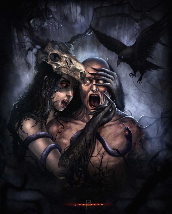 As ilustrações de fantasia sombria e terror de Pedro Sena Pedro Sena lordigan deviantart ilustrações fantasia sombria terror