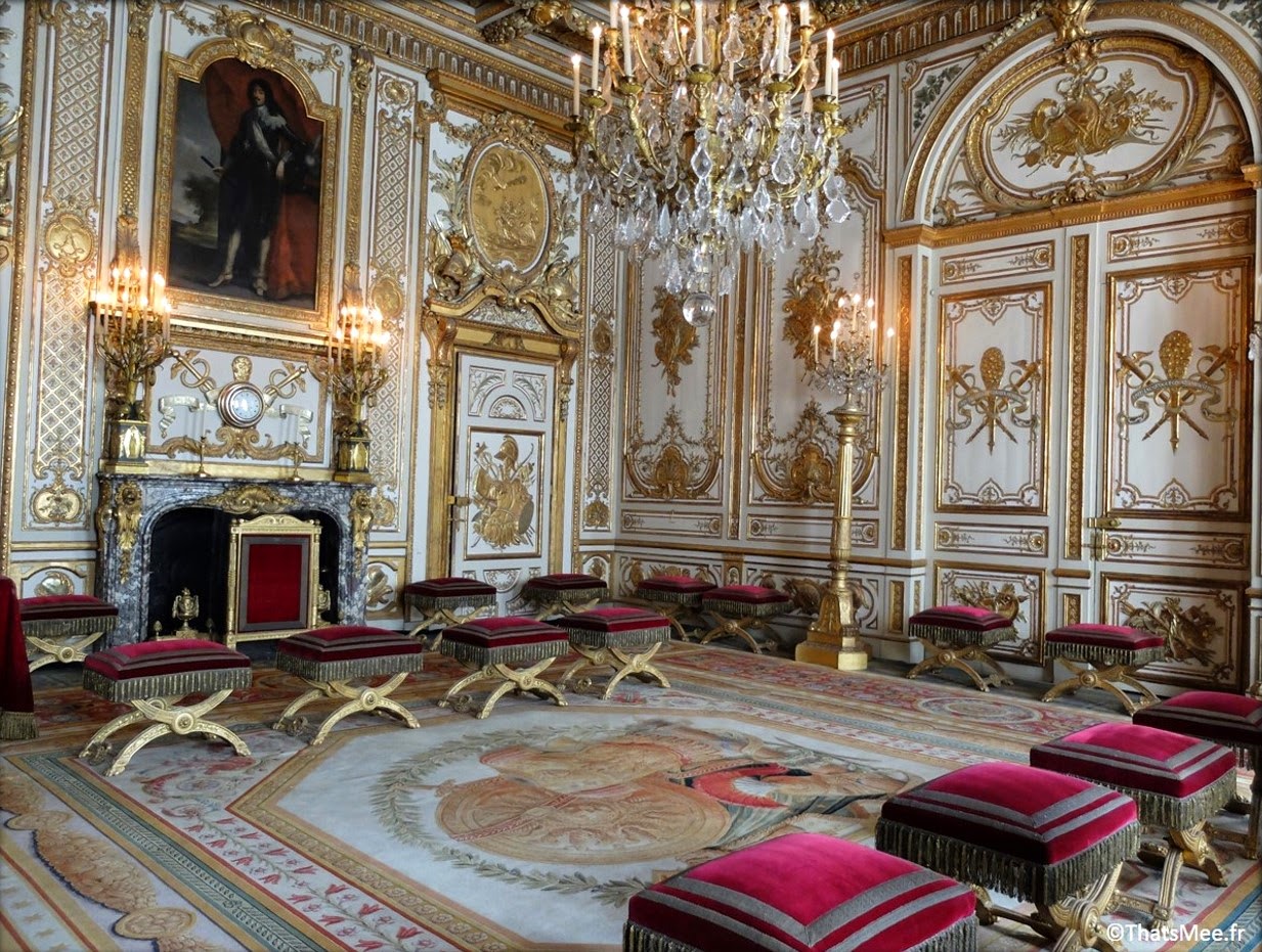 salle du trone Roi Chateau de Fontainebleau Napoleon François Ier Renaissance Seine-et-Marne 77 tourisme