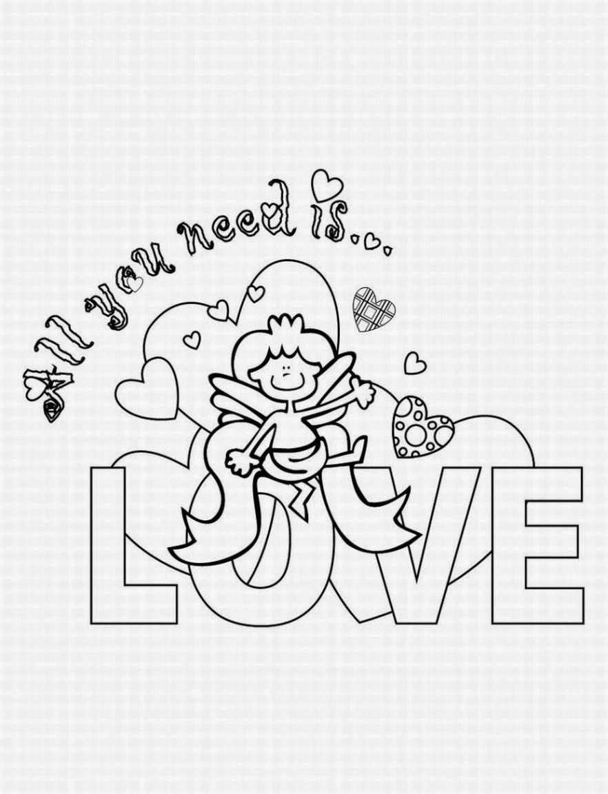Lindas Imagenes De Dibujos De Amor Para Pintar Y Colorear Todo En