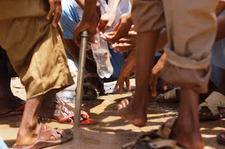 Safe clean drinking water in Africa is a major health crisis.