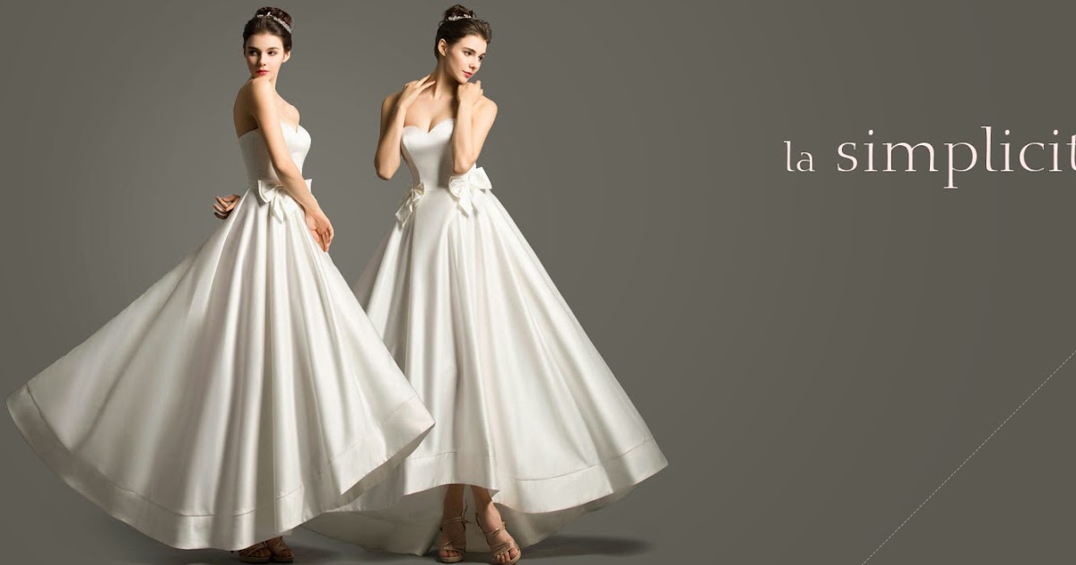 Passion pour robe & fashion: Les essentielles Chic Robes de mari?�e minimaliste