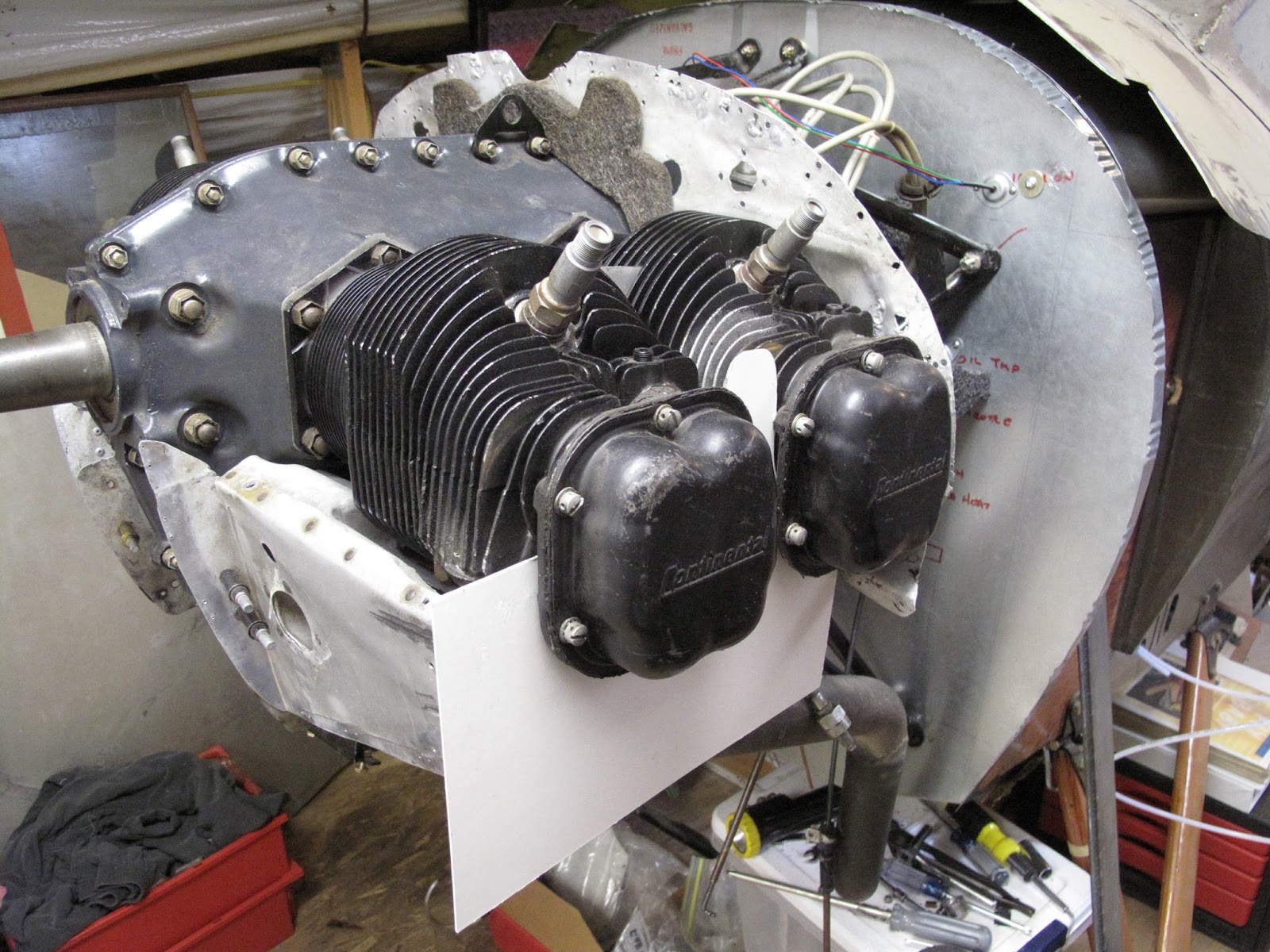 Fly Baby N4284C Memories and Adventures Repairing the Side and Rear Engine Baffles