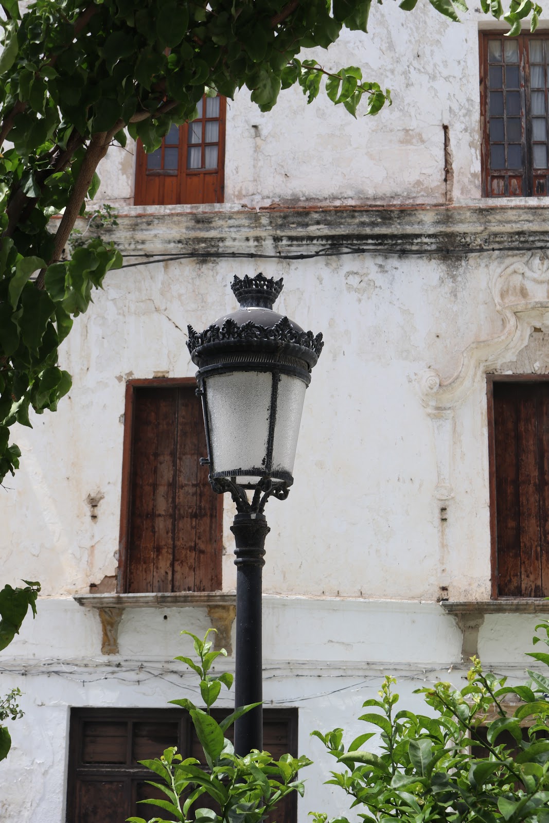Lamp post in Tarifa, Spain