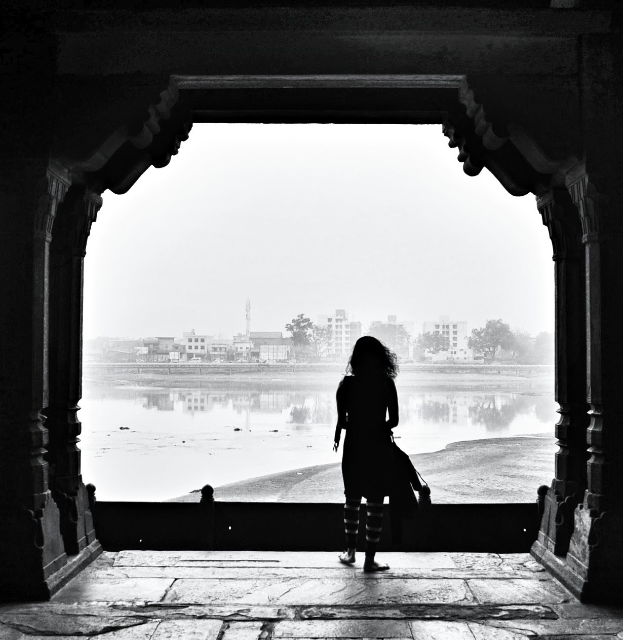 Taj Mahal Black and white Arga India