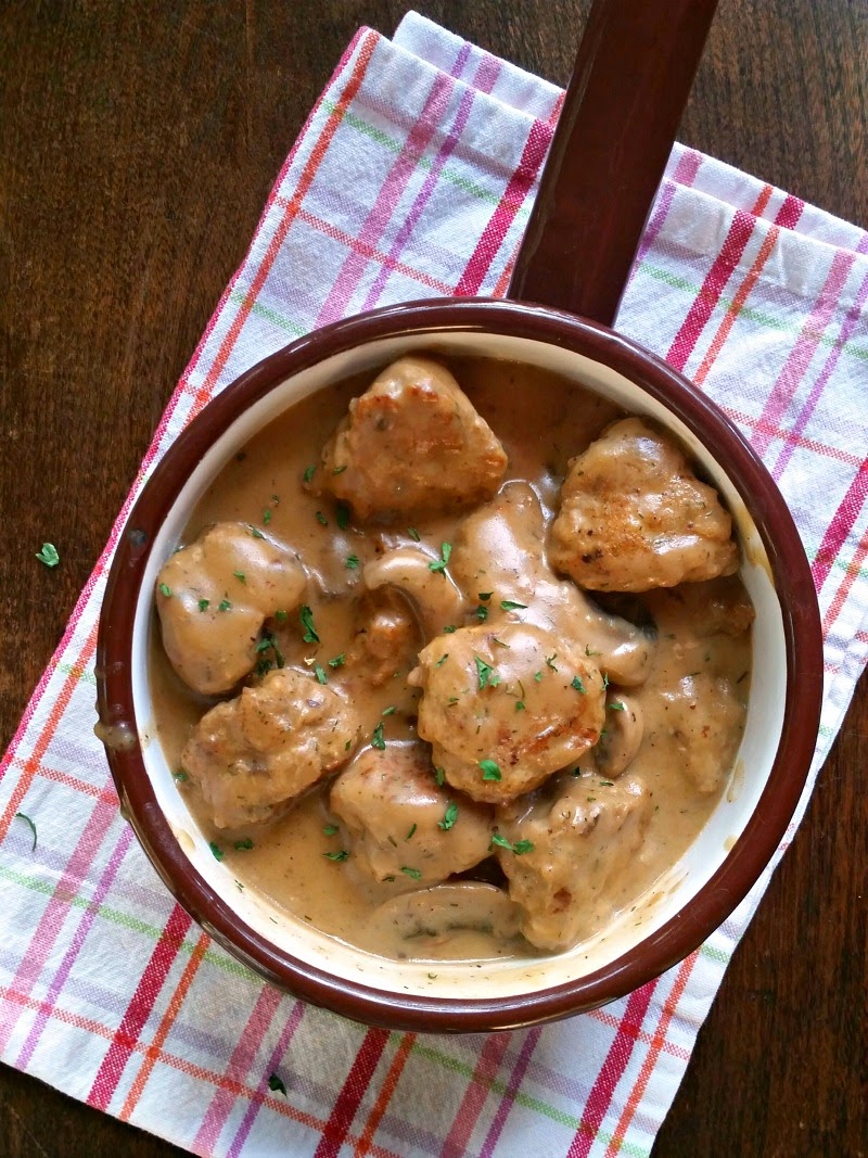 Turkey Meatballs with DillMushroom Gravy