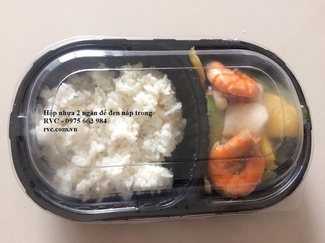 Ban hop nhua 2 ngan de den nap trong