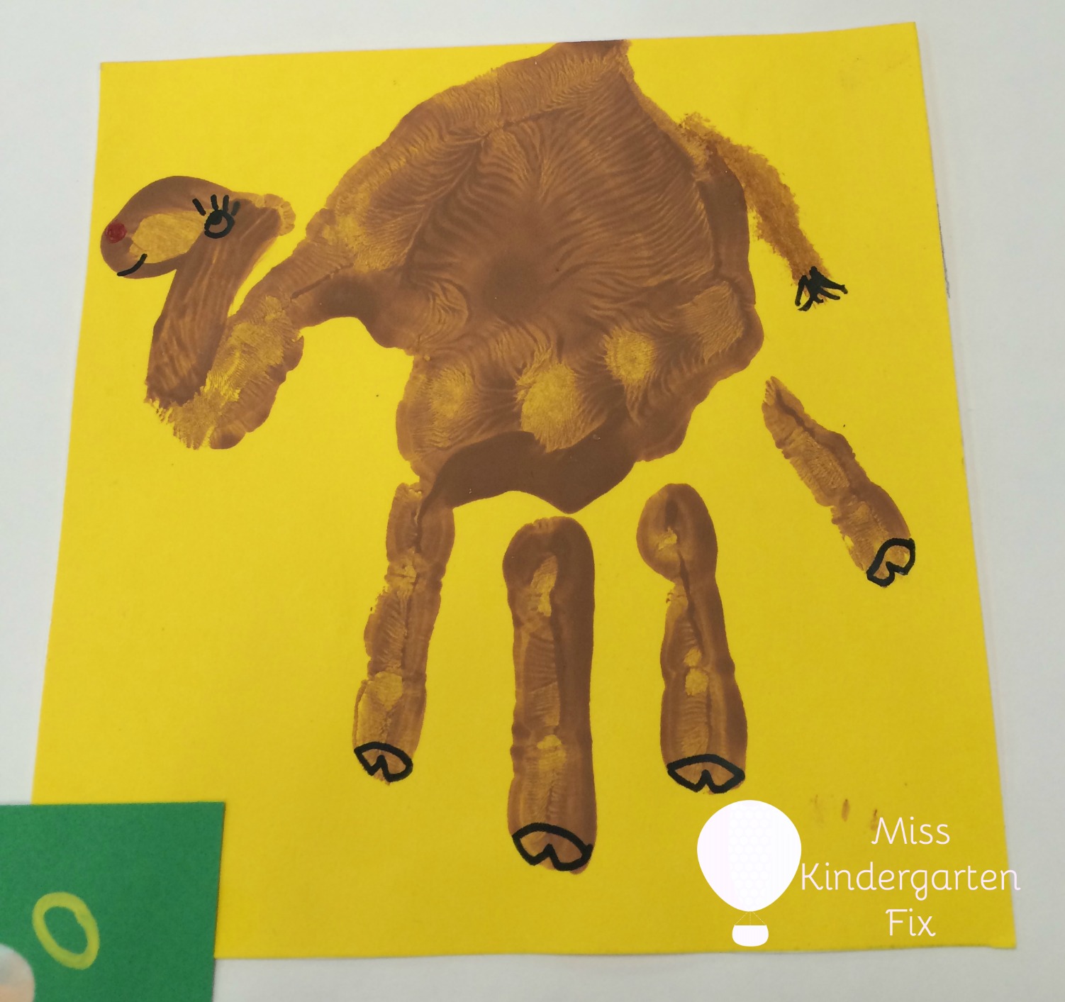 Miss Kindergarten Fix Nativity Scene Handprint Parent Gift