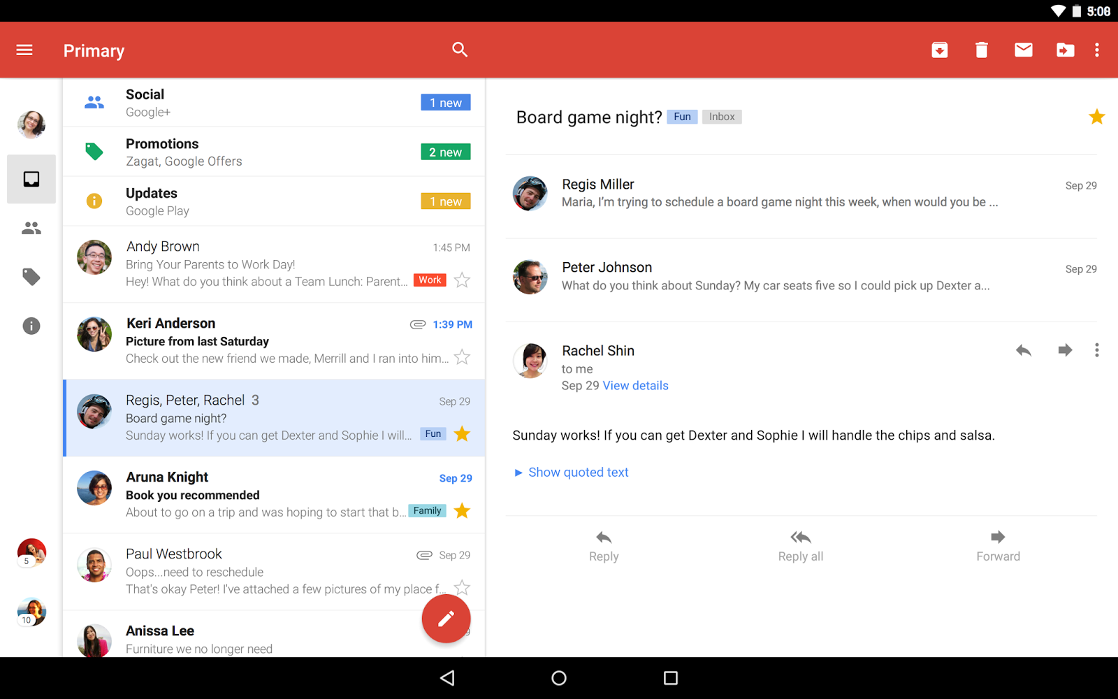 Official Gmail Blog A More Modern Gmail App For Android