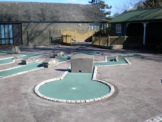 Crazy Golf course at The Glebe in Bowness-on-Windermere