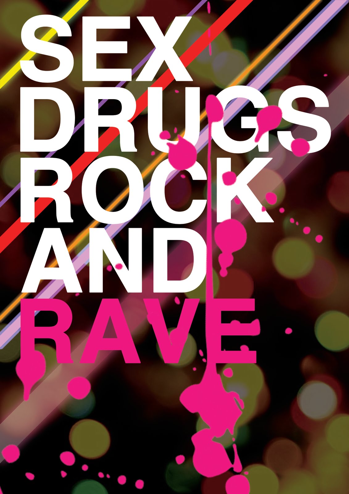 Sam Mallows Design: Rave Typographic Posters