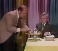 Johnny Carson and Dom DeLuise