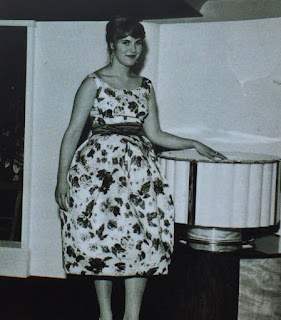 Pauline Boty on the QE2, 1954