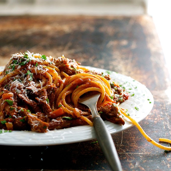 SLOW COOKED SHREDDED BEEF RAGU PASTA ~ Delicious Cooking Recipes