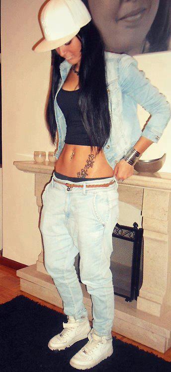 una chica con estilo