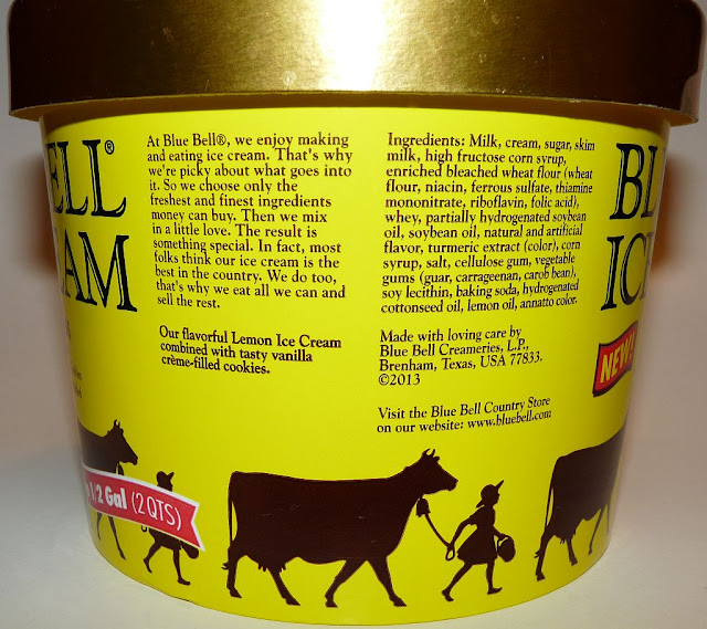 food and ice cream recipes REVIEW Blue Bell Lemon Bliss