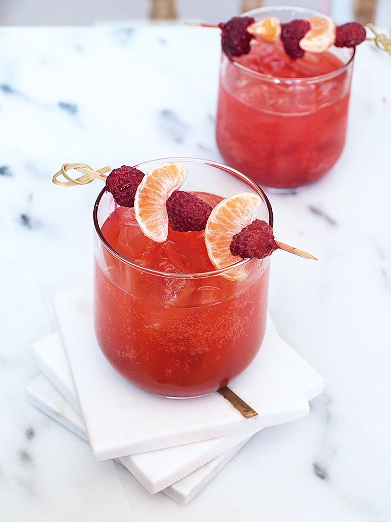 Refreshing Raspberry-Citrus Cocktail | Gendots